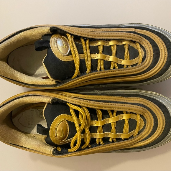 Nike Air Max 97 Metallic Gold Silver Women's Size 8 - Picture 3 of 3